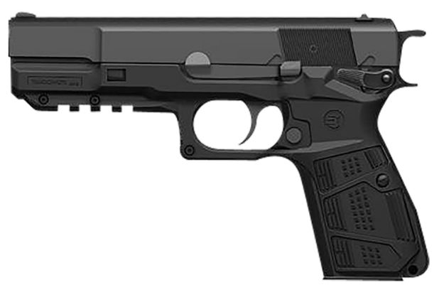 Picture of Recover Tactical HPC01 Grip & Rail System  Black Polymer Picatinny for Browning Hi-Power