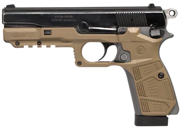 Picture of Recover Tactical HPC-02 Grip & Rail System  Tan Polymer Picatinny for Browning Hi-Power