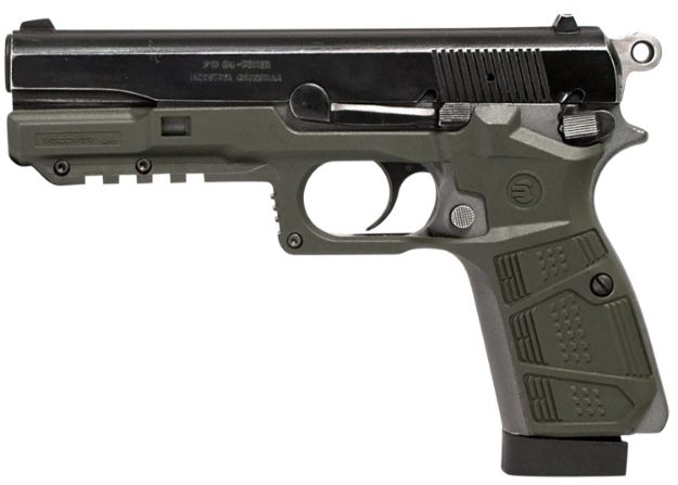 Picture of Recover Tactical HPC03 Grip & Rail System  OD Green Polymer Picatinny for Browning Hi-Power