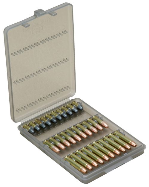 Picture of MTM Case-Gard W302241 Ammo-Wallet  22 LR/17 HM2 Clear Smoke Polypropylene 30rd