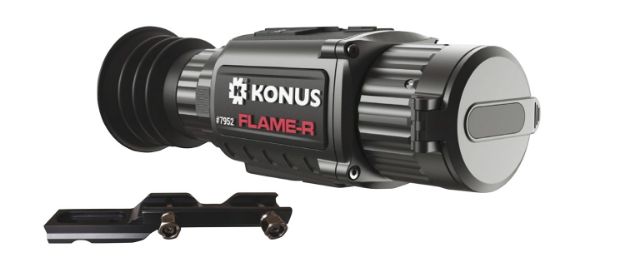 Picture of Konus 7952 Flame-R  Thermal Rifle Scope Hand Held/Mountable Scope Black 2.5-20x Multi Reticle 256x192 Resolution Zoom Digital 1x/2x/4x/8x