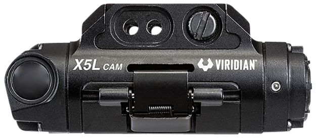 Picture of Viridian 9900019 X5Lcam gen 3 with Light, Green Laser and HD Camera X Series Black 500 Lumens White LED/Green Laser/1920x1080 HD Camera with Microphone