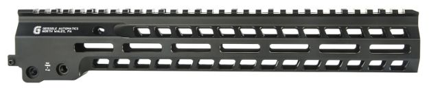 Picture of Geissele Automatics 05573B Super Modular Rail MK14 13.50" M-LOK, Black Aluminum for AR Platform, Barrel Nut Included