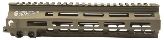 Picture of Geissele Automatics 05284S Super Modular Rail MK8 9.30" M-LOK, Desert Dirt Aluminum for AR Platform, Barrel Nut Included