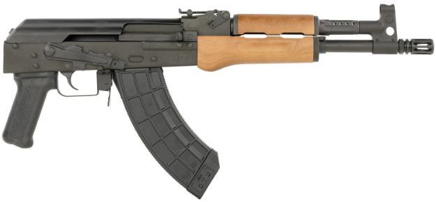 Picture of Century Arms HG7416 BFT47  7.62x39mm 30+1 12.60" Barrel w/Flash Hider Muzzle, Stamped Steel Receiver, Bulged Forged Trunnion, Polymer Grip, Wood Handguard, Includes 1 30rd Magazine