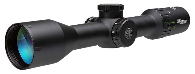 Picture of Sig Sauer Electro-Optics SOW63112 Whiskey6  Black 3-18x44mm 30mm Tube MOA Milling Hunter 2.0 Reticle Features Locking Turrets