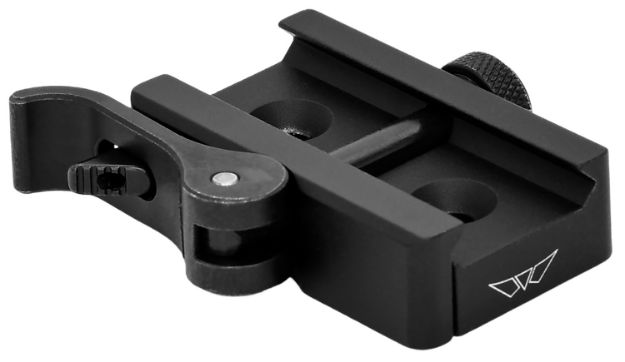 Picture of Warne 7958M Picatinny Rail Adapter Skyline Black Anodized Aluminum/Steel