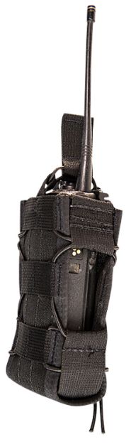 Picture of High Speed Gear 11MAC0BK TACO  Multi-Access Comm Holder, Black Nylon with Bungee Pull Tongue, Fits MOLLE