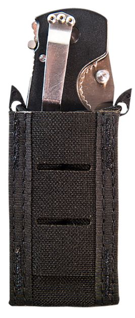 Picture of High Speed Gear 41PT00BK TACO Duty Single Pistol Mag, Black Nylon with MOLLE Exterior, Fits MOLLE & 2" Belt