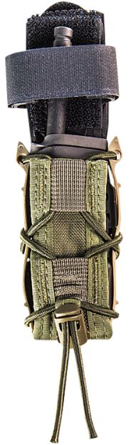 Picture of High Speed Gear 11PT00OD TACO Mag Pouch Single, OD Green Nylon, Mounts to MOLLE & 2" Wide Belts