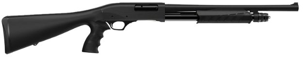 Picture of Retay USA GPSTACPG18 GPS  12 Gauge Pump 3" 4+1 18.5" Black Steel Barrel, Matte Black Anodized Aluminum Receiver, Black Fixed w/Pistol Grip Synthetic Stock