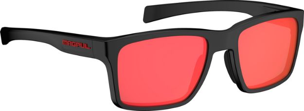 Picture of Magpul MAG12770011140 Rider Eyewear Gray Red Lens Black Frame