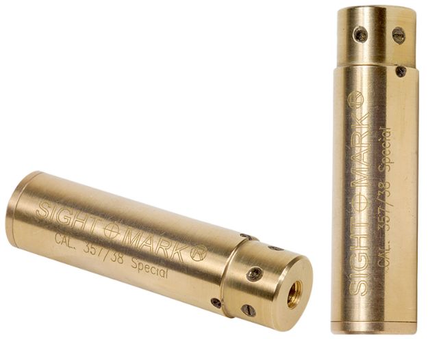 Picture of Sightmark SM39018 Boresight  Red Laser for 38 Special/357 Mag Brass Includes Battery Pack & Carrying Case