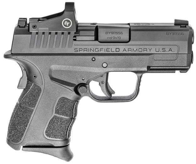 Picture of Springfield Armory XDSG9339BCT XD-S Mod.2 OSP 9mm Luger 3.30" 9+1,7+1 Black Melonite Steel Slide Black Polymer Grip with CT Red Dot