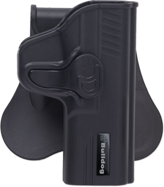 Picture of Bulldog RRG19 Rapid Release  OWB Black Polymer Paddle Compatible w/Glock 19/23/32 Right Hand