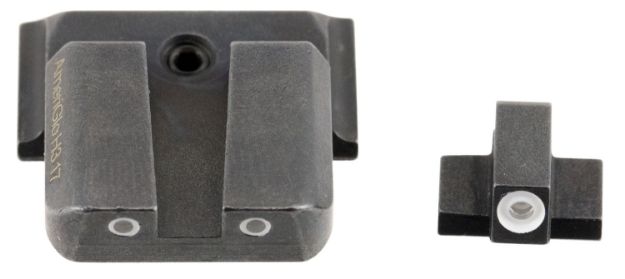 Picture of AmeriGlo SW801 Classic Tritium Sight Set for Smith & Wesson M&P  Green Tritium White Outline Front Sight-Green Tritium White Outline Rear Sight