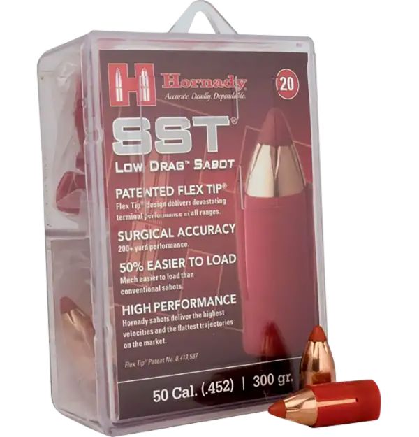 Picture of Hornady 67263 SST-ML  50Cal Sabot Super Shock Tip 300gr 20 Per Box/10 Case