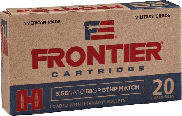 Picture of Frontier Cartridge FR310 Military Grade Centerfire Rifle 5.56x45mmNATO 68gr Hollow Point Boat Tail Match 20 Per Box/25 Case