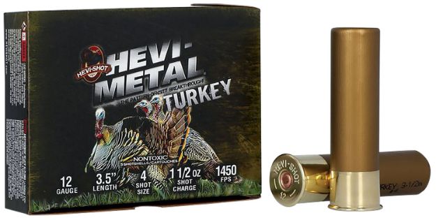 Picture of HEVI-Metal HS33345 HEVI-Metal Turkey 12Gauge 3.50" 1 1/2oz 4/5Shot 5 Per Box/10 Case