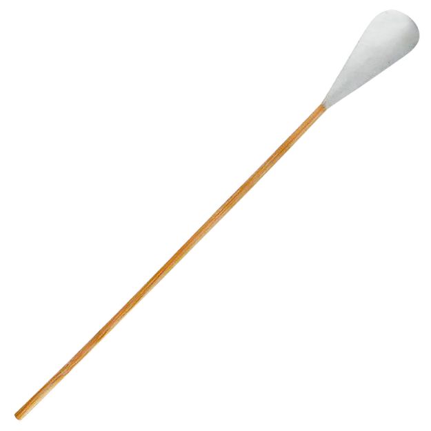 Picture of RamRodz 50075 Barrel & Breech Cleaning Swabs 50 Cal Cotton/Bamboo 8" Long 75 Per Bag