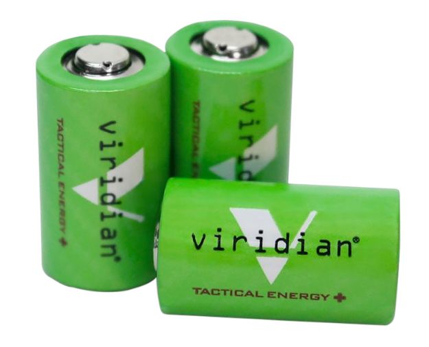 Picture of Viridian 3500004 CR2 Battery  3.0 Volts 1,050 mAh (3) Single Pack