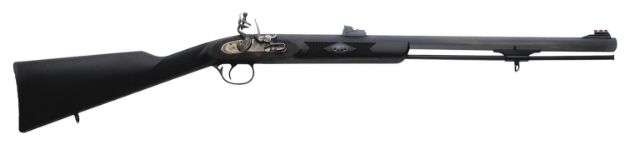 Picture of Traditions R3200850 Deerhunter  50 Cal 24" Flintlock Blued Black Synthetic Stock