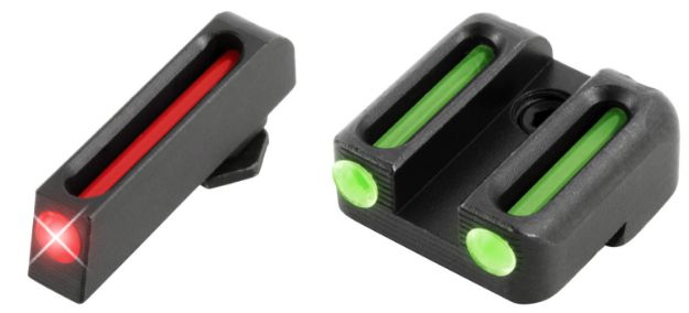 Picture of TruGlo TG131G3 Fiber-Optic  Red/Fiber Optic Front Sight-Green/Fiber Optic Rear Sight Glock 42/43/43X