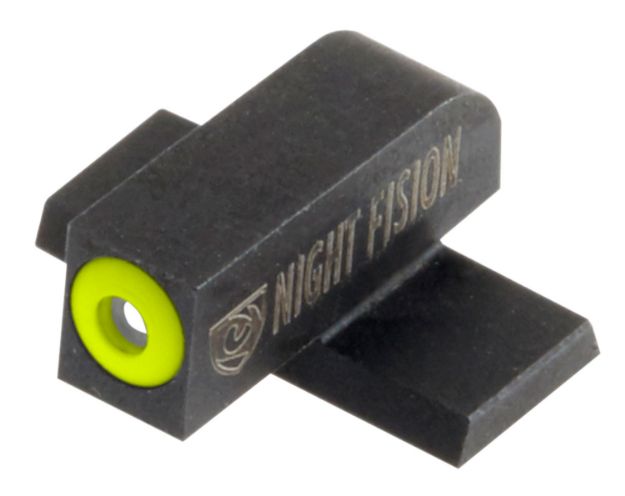 Picture of Night Fision SPR225001YGX Tritium Front Sight for Springfield  Green Tritium Yellow Outline Front Sight XD/XD(M)/XD Mod.2