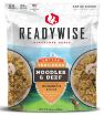 Picture of ReadyWise RW05004 Trailhead Noodles & Beef  2.5 Servings In A Resealable Pouch, 6 Per Case