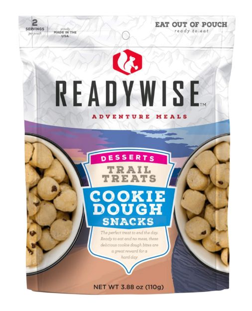 Picture of ReadyWise RW05013 Outdoor Food Kit Trail Treats Cookie Dough Snacks 2 Servings In A Resealable Pouch, 6 Per Case