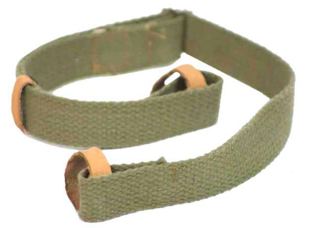 Picture of Crickett KSA803 Dog Collar  Green Canvas w/Leather Trim, Adjustable Design For Mini Mosin Rifle