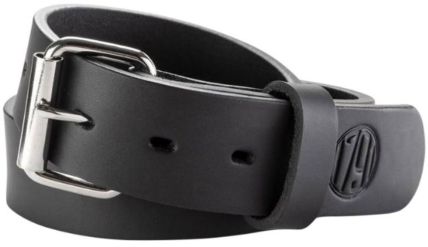 Picture of 1791 Gunleather BLT013640SBLA 01  Gun Belt Stealth Black Leather 36/40 1.50" Wide Buckle Closure