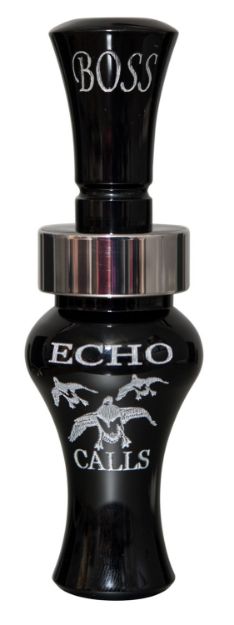 Picture of Echo Calls 80002 Boss  Open Call Single Reed Mallard Sounds Attracts Ducks Black Acrylic