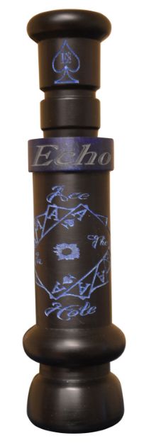 Picture of Echo Calls 90022 Ace in The Hole  Single Reed Attracts Ducks/ Mallard Sounds Matte Black Acrylic