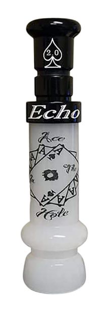 Picture of Echo Calls 90023 Ace in The Hole  Open Call Single Reed Mallard Sounds Attracts Ducks Black/Pearl Acrylic