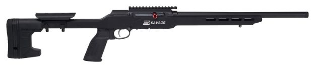 Picture of Savage Arms 47248 A22 Precision Full Size Semi-Auto 22 LR 10+1 18" Barrel, Matte Black Metal Finish & Adjustable MDT ACC Aluminum Chassis Matte Black Stock