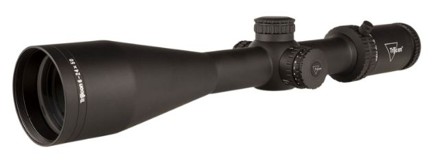 Picture of Trijicon 3000005 Tenmile  Matte Black 6-24x50mm 30mm Tube LED Illuminated MRAD Ranging w/Red Dot Reticle