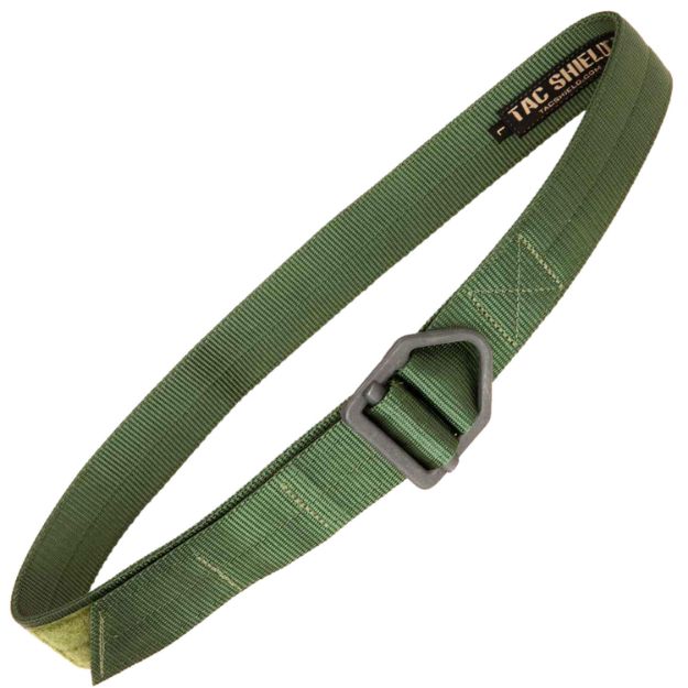 Picture of Tacshield T32MDOD Tactical Riggers Belt OD Green Webbing 34-38" 1.75" Wide Rigger Buckle Closure