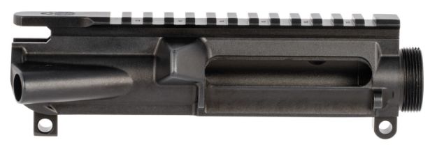 Picture of Grey Ghost Precision GGPCUR Forged  Upper Receiver, 7075-T6 Aluminum w/Black Anodized Finish, Optics Ready