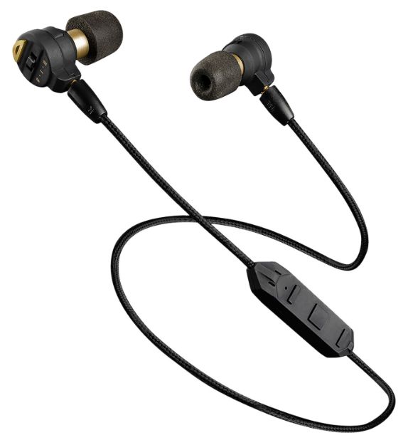 Picture of Pro Ears PEEBBLKE Stealth Elite  28 dB Behind The Head Black Adult 1 Pair Includes Attachable Bluetooth Lanyard