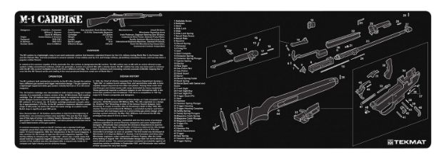 Picture of TekMat TEKR36M1CARB M1 Carbine Cleaning Mat M1 Carbine Parts Diagram 12" x 36"