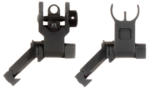 Picture of Aim Sports MT45FS AR Low Profile 45 Degree Flip-Up Sight Set  Black Anodized 45 Degree Low Profile for AR-15