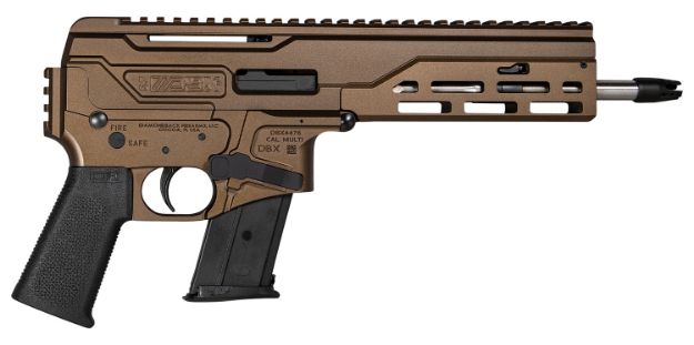 Picture of Diamondback DB1614L071 DBX CF 5.7x28mm 20+1 8" Threaded Barrel w/DBX Muzzle Device, Midnight Bronze Cerakote Finish, Hard Coat Anodized M-Lok Handguard, Mil-Spec Trigger, Black Magpul MOE K Grip