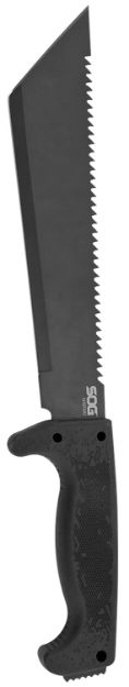 Picture of S.O.G SOG-MC04-N SOGfari  10" Black Hardcased 3Cr13MoV SS Blade Black Kraton Handle 16" Long Includes Sheath