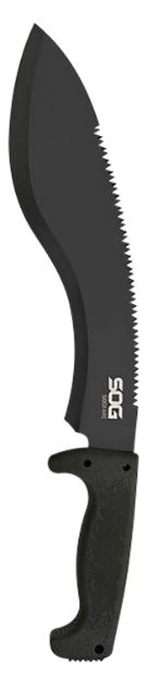 Picture of S.O.G SOGMC11N SOGfari  12" Black Hardcased 3Cr13MoV SS Blade Black Kraton Handle 18" Long Includes Sheath