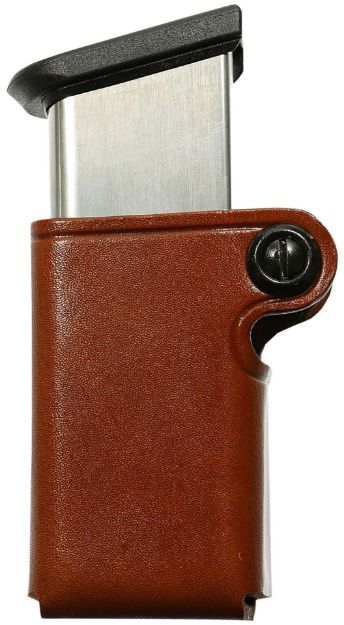 Picture of Galco SMC22 SMC Mag Case Single Tan Leather Belt Loop Compatible w/ Walther P99 Belts 1.75" Wide Ambidextrous Hand