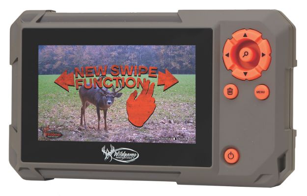 Picture of Wildgame Innovations WGIWGIVW0007 Trail Pad Swipe Gray/Orange AAA Battery Auxiliary/USB Port