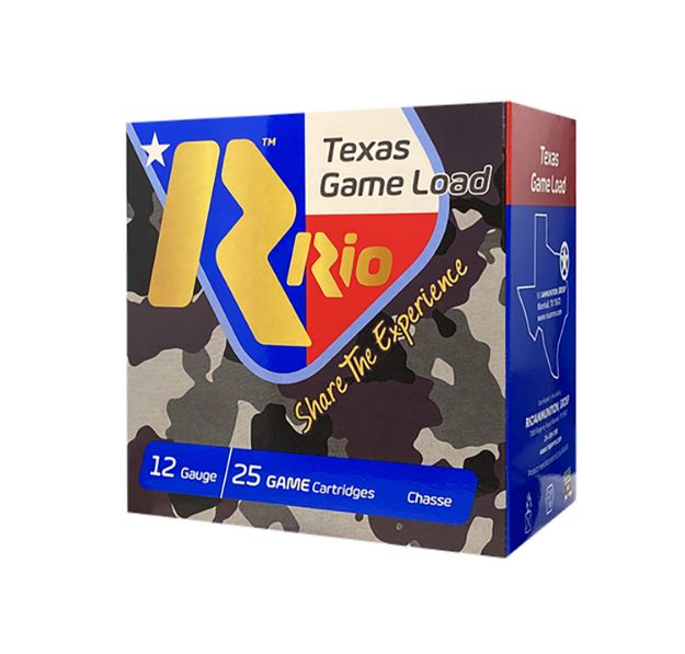 Picture of Rio Ammunition TG366TX Texas Game Load High Velocity 12Gauge 2.75" 1 1/4oz 6Shot 25 Per Box/10 Case