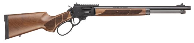 Picture of Smith & Wesson 13810 1854  357 Mag 10+1 19.25" Black Armornite Threaded Barrel, Black Armornite Picatinny Rail Stainless Steel Receiver, Fixed w/Textured Grip Panels Walnut Stock