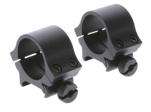 Picture of TruGlo TGTG8961B1 Lightweight Scope Rings  Matte Black 1" Medium